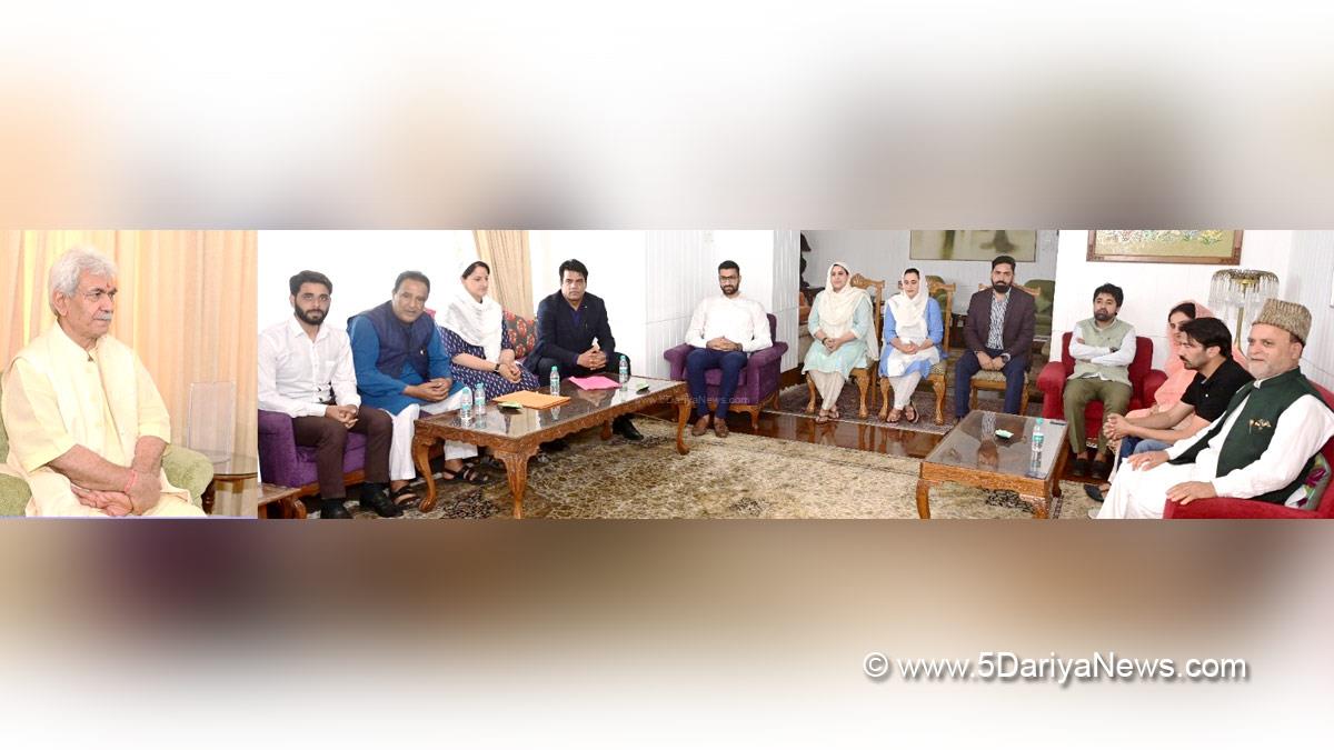 Manoj Sinha, Lieutenant Governor J&K, Raj Bhavan, Jammu, Srinagar, Kashmir, Jammu And Kashmir, Jammu & Kashmir, Irfan Sultan Pandithpori, Kupwara