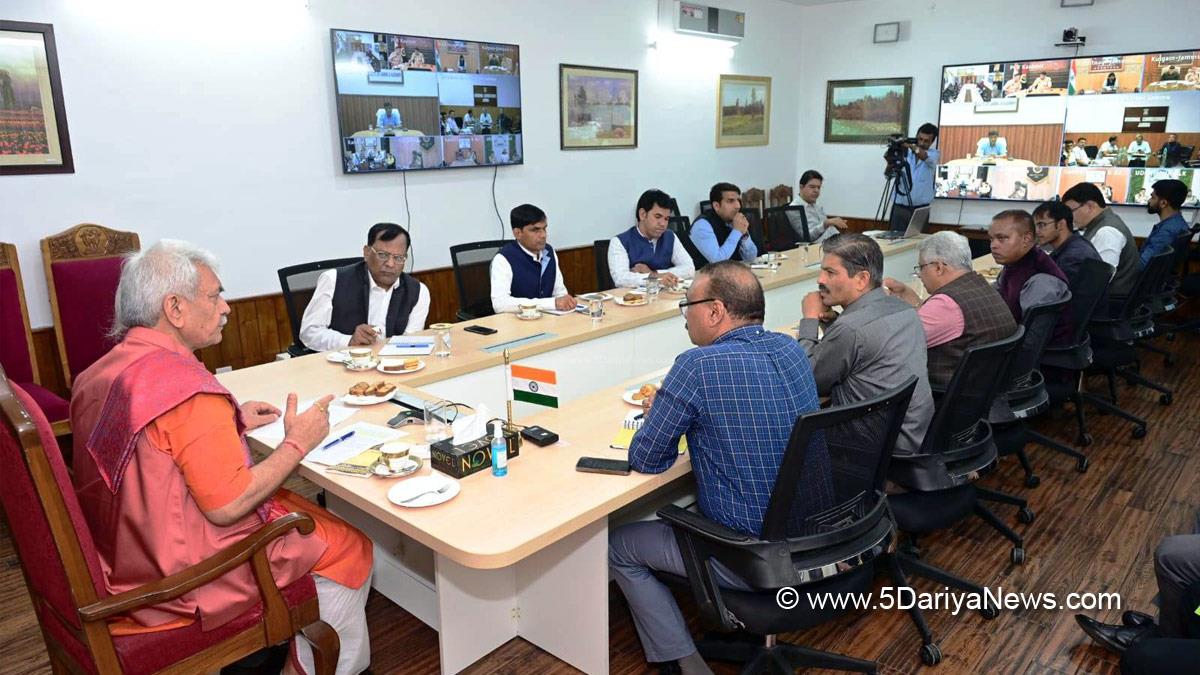 Manoj Sinha, Lieutenant Governor J&K, Raj Bhavan, Jammu, Srinagar, Kashmir, Jammu And Kashmir, Jammu & Kashmir, Shri Amarnath Ji Yatra, Shri Amarnathji Yatra 2023, Amarnathji Yatra, Amarnathji Yatra 2023, Shri Amarnath Ji Pilgrimage, Shri Amarnathji Shrine Board, SASB, SANJY-2023