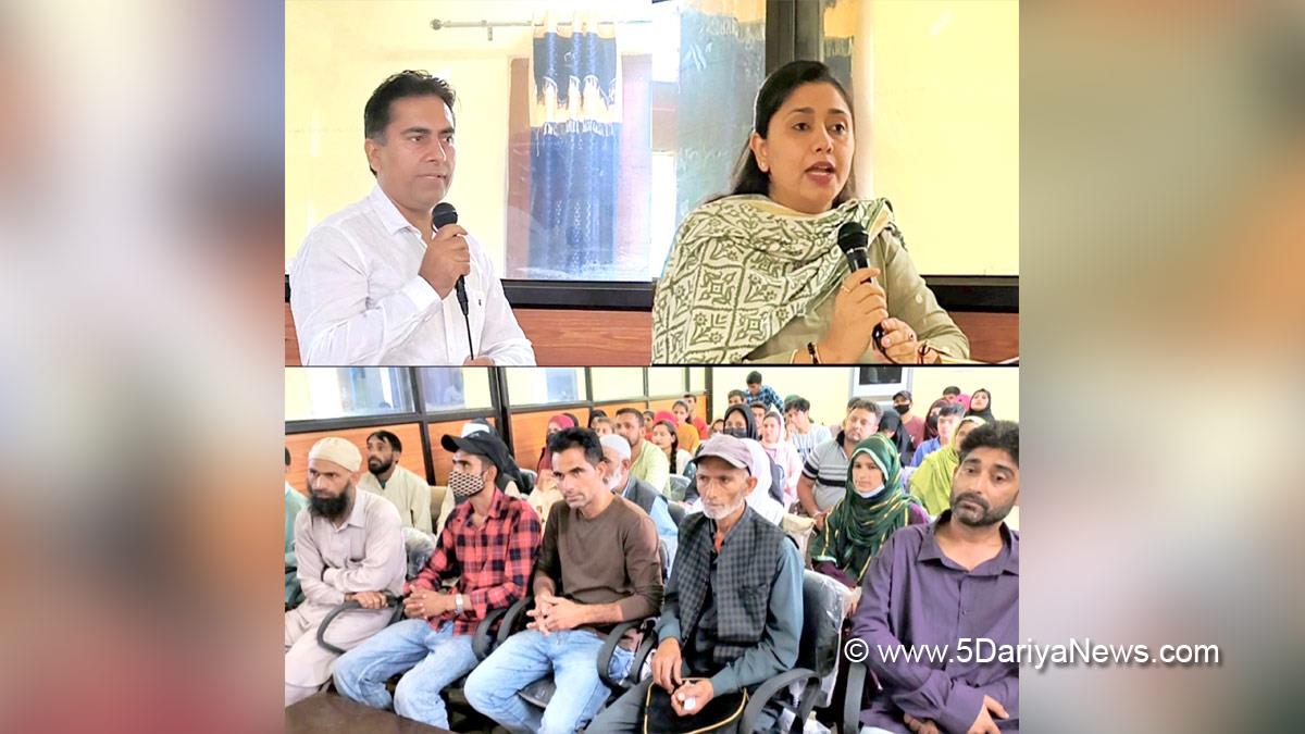 Doda, Roopali Gandotra, Kashmir, Jammu And Kashmir, Jammu & Kashmir, J&K Building and Other Construction Workers Welfare Board, JKBOCWWB