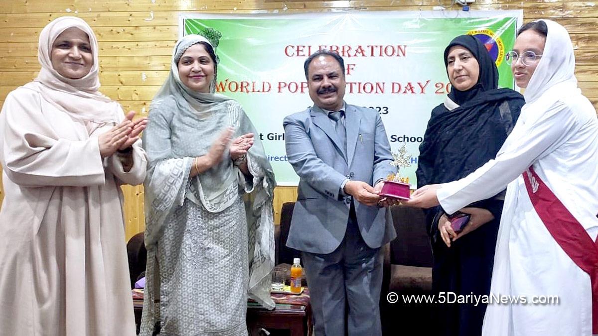 Srinagar, Dr Mushtaq Ahmad Rather, Kashmir, Jammu And Kashmir, Jammu & Kashmir, District Administration Srinagar, World Population Day, WPD