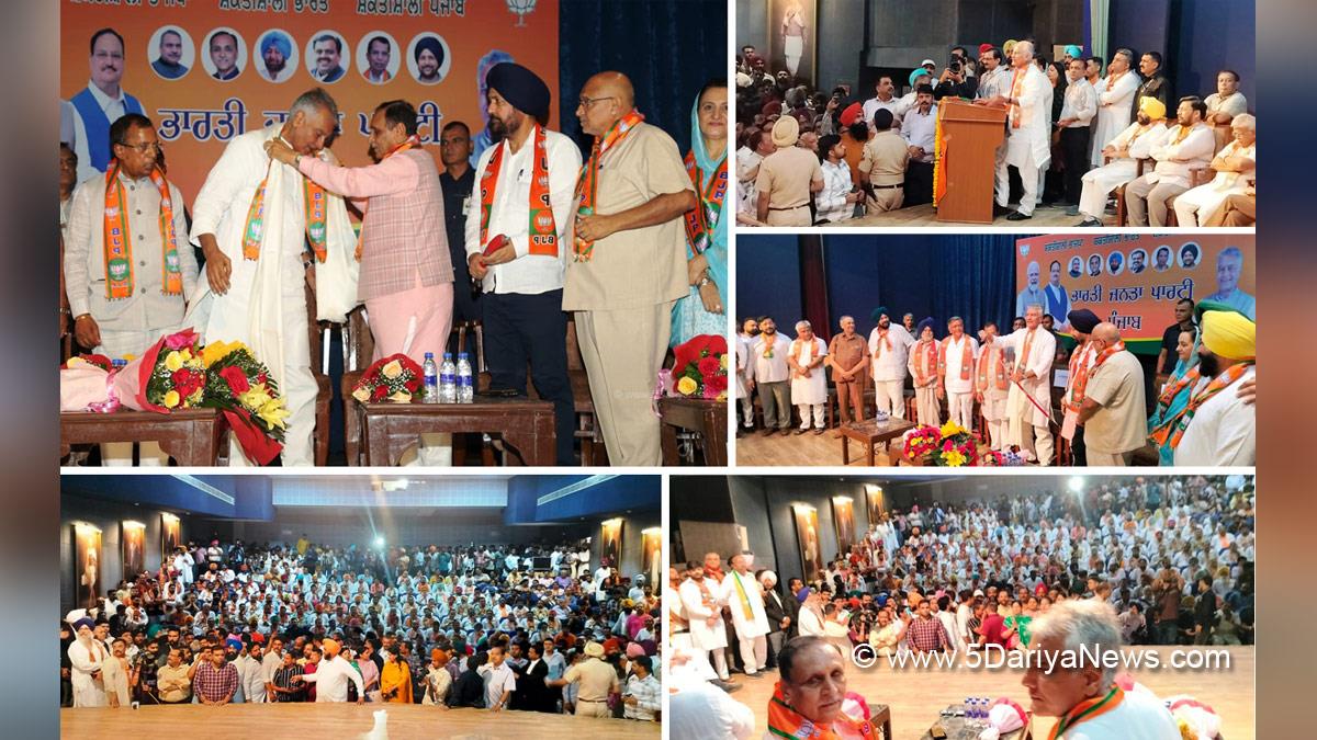 Sunil Jakhar, Bharatiya Janata Party, BJP, BJP Punjab, Vijay Rupani, Som Parkash