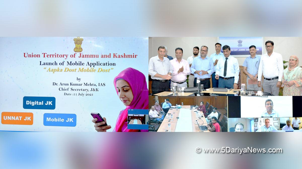 Arun Kumar Mehta, Dr. Arun Kumar Mehta, Kashmir, Jammu And Kashmir, Jammu & Kashmir, Chief Secretary Kashmir