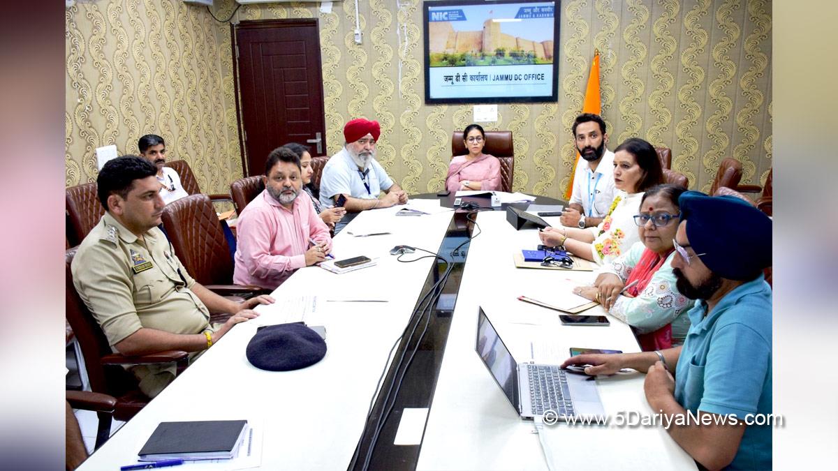 Jammu, Avny Lavasa, Deputy Commissioner Jammu, Kashmir, Jammu And Kashmir, Jammu & Kashmir, District Administration Jammu