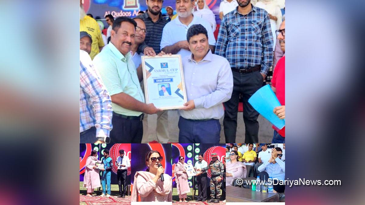 Sarmad Hafeez,  Nuzhat Gul, Nuzhat Gull, Secretary Sports Council, Kashmir, Jammu And Kashmir, Jammu & Kashmir, Srinagar, Jammu
