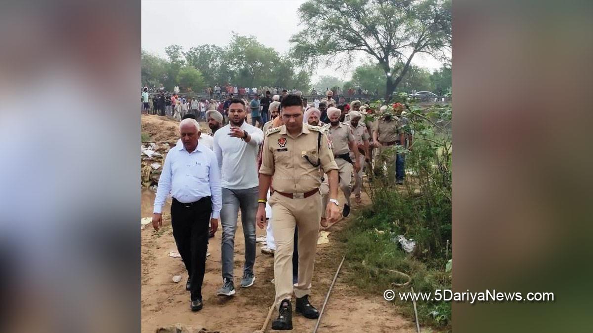 Barinder Goyal, AAP, Aam Aadmi Party, Aam Aadmi Party Punjab, AAP Punjab, DC Sangrur, Deputy Commissioner Sangrur, Jitendra Jorwal, Sangrur