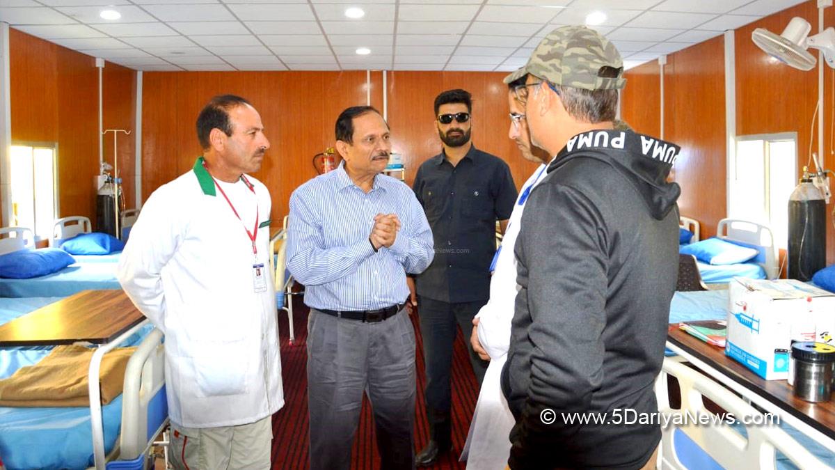 Rajiv Rai Bhatnagar, Rajeev Rai Bhatnagar, Advisor to Lieutenant Governor, Srinagar, Kashmir, Jammu And Kashmir, Jammu & Kashmir, Shri Amarnath Ji Yatra, Shri Amarnathji Yatra 2023, Amarnathji Yatra, Amarnathji Yatra 2023, Shri Amarnath Ji Pilgrimage, Shri Amarnathji Shrine Board, SASB, SANJY-2023