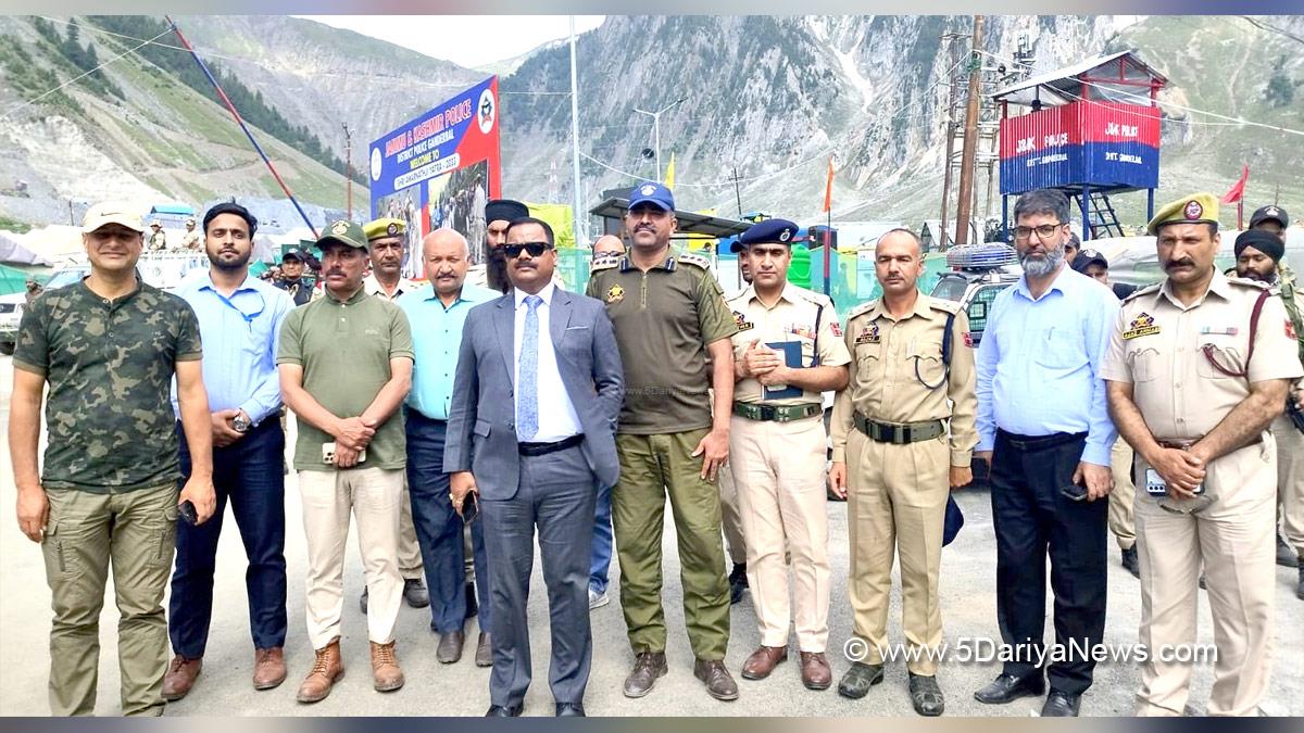 Alok Kumar, Kashmir, Jammu And Kashmir, Jammu & Kashmir, Director Fire and Emergency Services, F&ES, Shri Amarnath Ji Yatra, Shri Amarnathji Yatra 2023, Amarnathji Yatra, Amarnathji Yatra 2023, Shri Amarnath Ji Pilgrimage, Shri Amarnathji Shrine Board, SASB, SANJY-2023