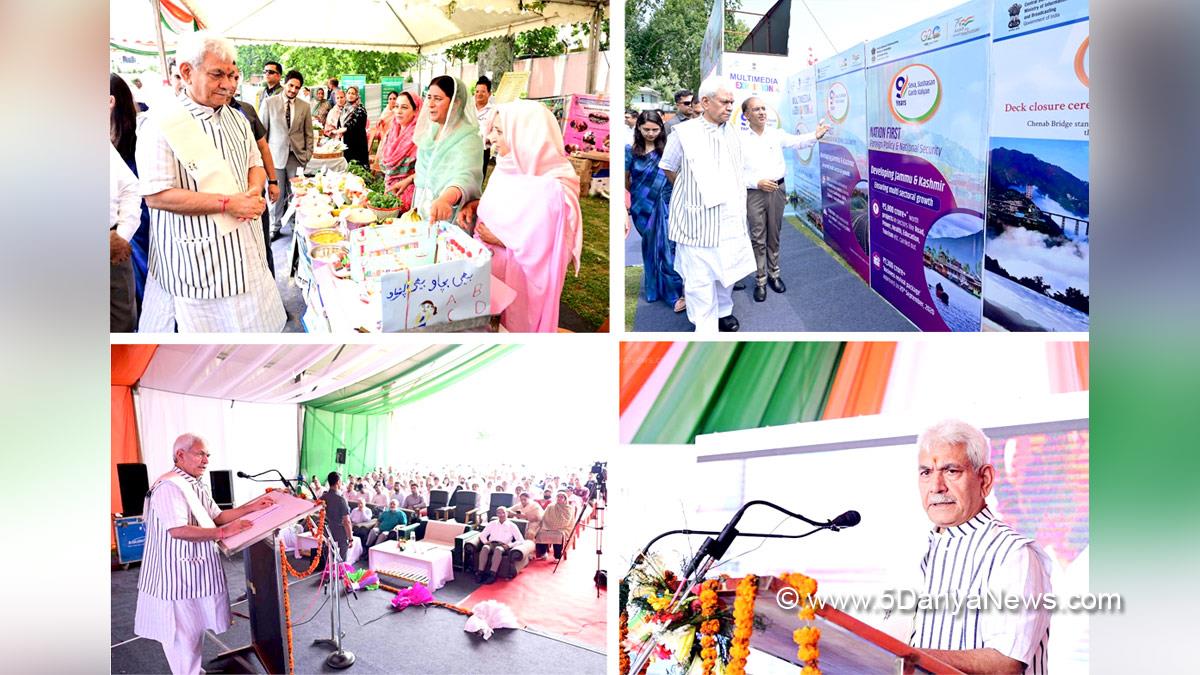 Manoj Sinha, Lieutenant Governor J&K, Raj Bhavan, Jammu, Srinagar, Kashmir, Jammu And Kashmir, Jammu & Kashmir, Central Bureau of Communication, CBC, Har Ghar Nal Se Jal