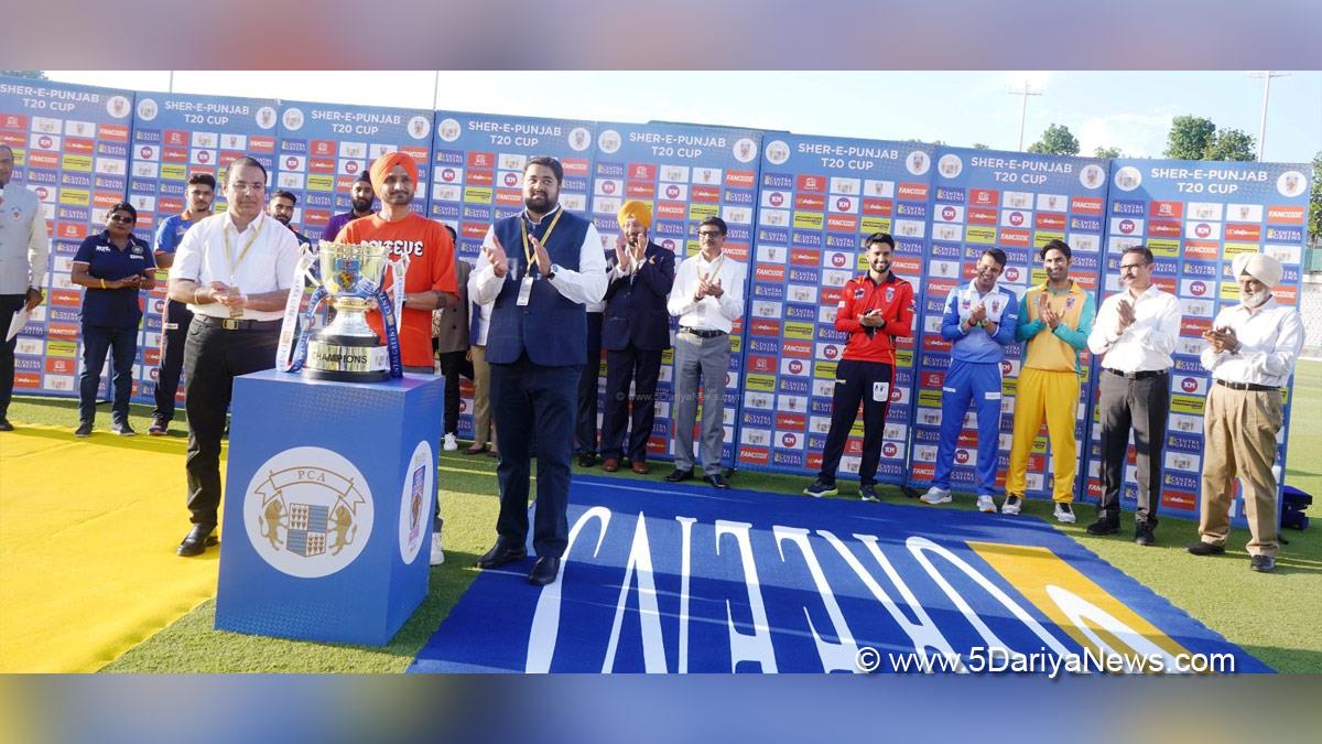 Sports, Sports News, Cricket, Hampton Falcons, Royal Phantoms, Sher e Punjab T20 Cup, IS Bindra Stadium, Harbhajan Singh, Mohali 