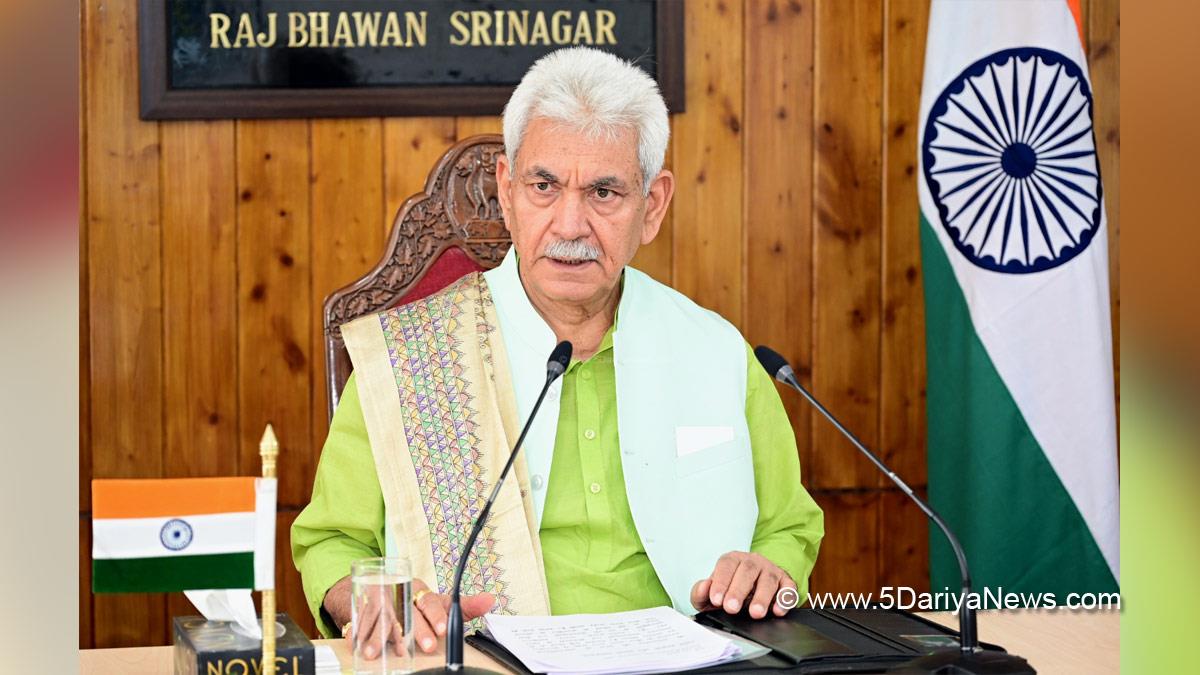 Manoj Sinha, Lieutenant Governor J&K, Raj Bhavan, Jammu, Srinagar, Kashmir, Jammu And Kashmir, Jammu & Kashmir