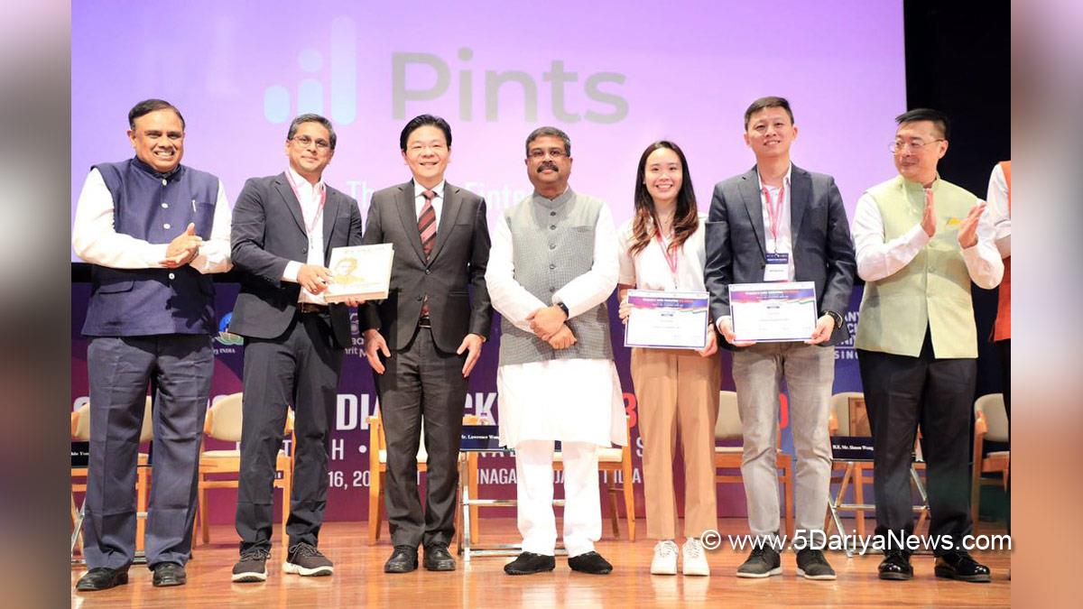 Dharmendra Pradhan, Dharmendra Debendra Pradhan, BJP, Bharatiya Janata Party, Ministry of Skill Development and Entrepreneurship, Lawrence Wong, Singapore, All India Council for Technical Education, AICTE