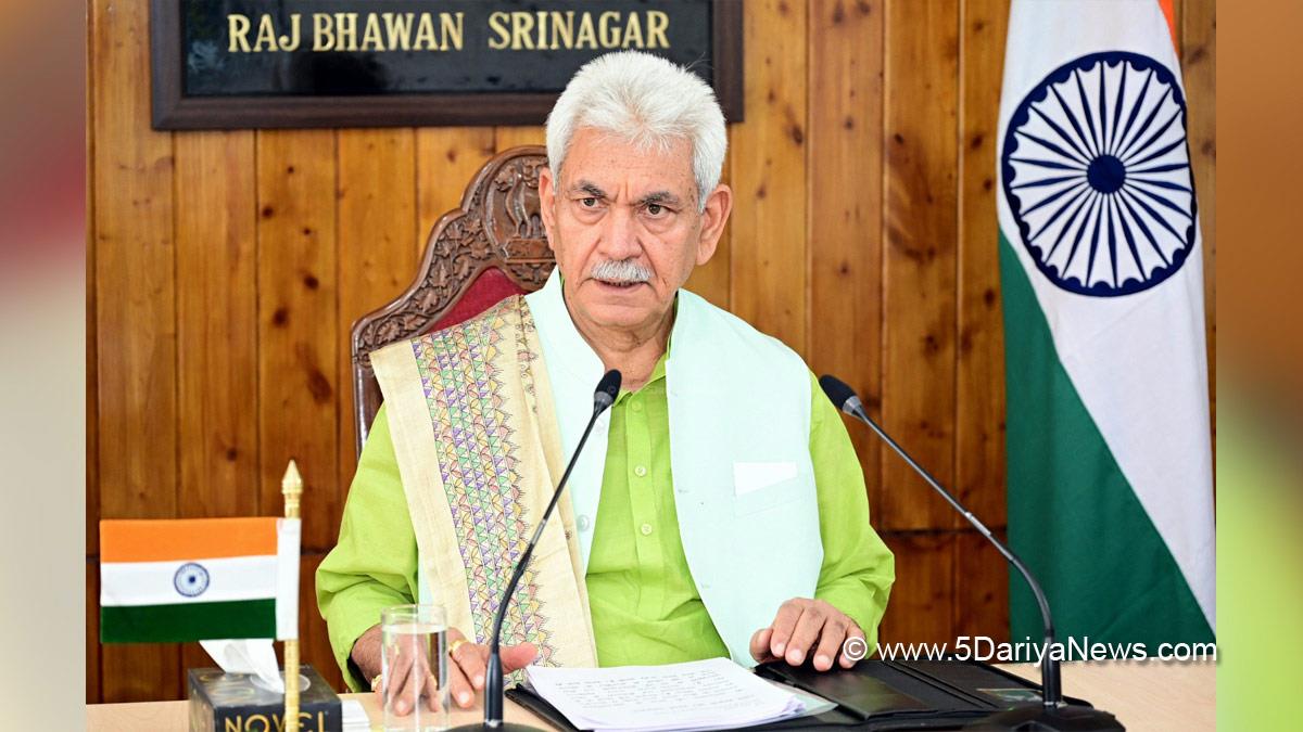 Manoj Sinha, Lieutenant Governor J&K, Raj Bhavan, Jammu, Srinagar, Kashmir, Jammu And Kashmir, Jammu & Kashmir