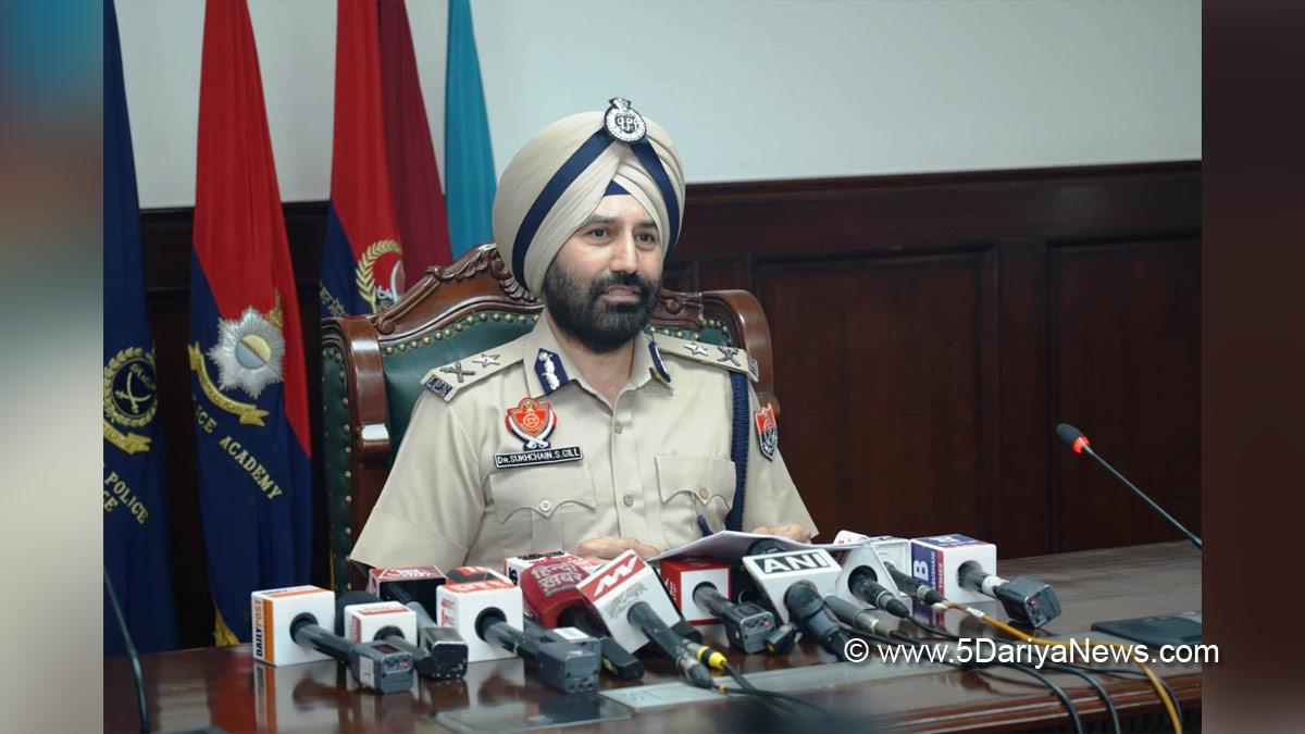 Crime News Punjab, Punjab Police, Police, Crime News, Sukhchain Singh Gill, Inspector General of Police, IGP, Chandigarh