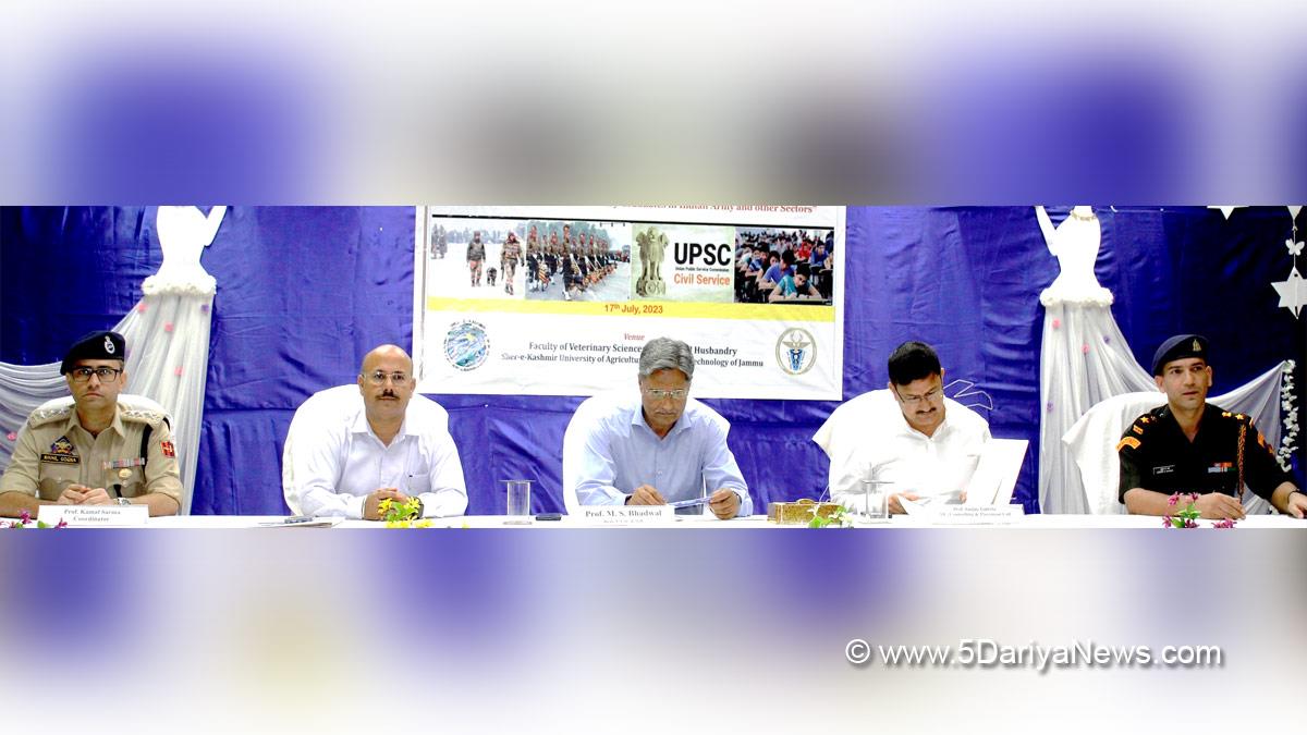 Jammu, Dr. B.N. Tripathi, Kashmir, Jammu And Kashmir, Jammu & Kashmir, SKUAST, Sudhir Karnal Sharma