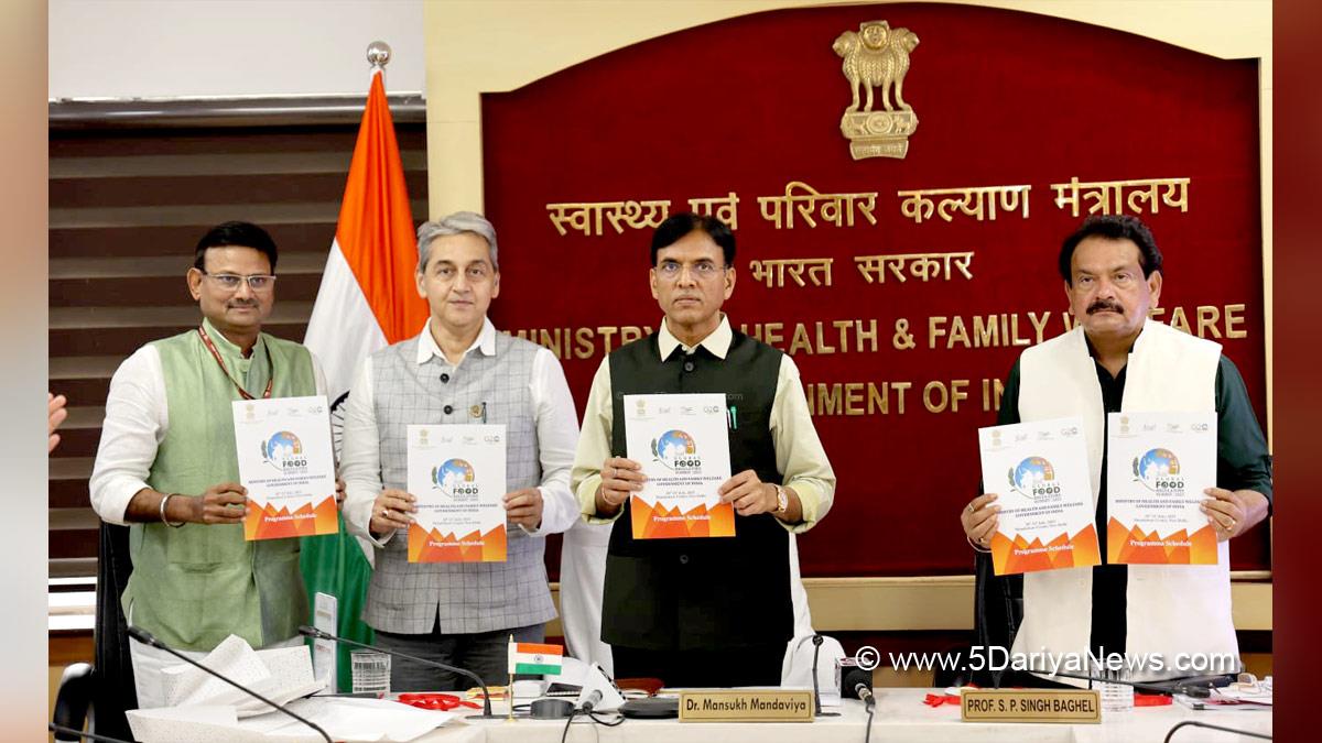 Mansukh Mandaviya, Union Minister of Health & Family Welfare, BJP, Bharatiya Janata Party, Food Safety and Standards Authority of India, FSSAI, S P Singh Baghel