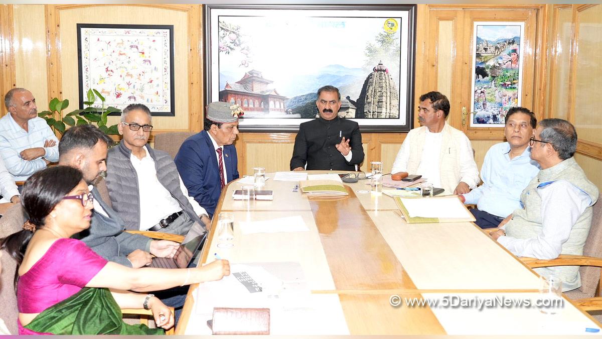Sukhvinder Singh Sukhu, Himachal Pradesh, Himachal, Congress, Indian National Congress, Himachal Congress, Shimla, Chief Minister of Himachal Pradesh, Mukhya Mantri Sukh Aashray Yojana