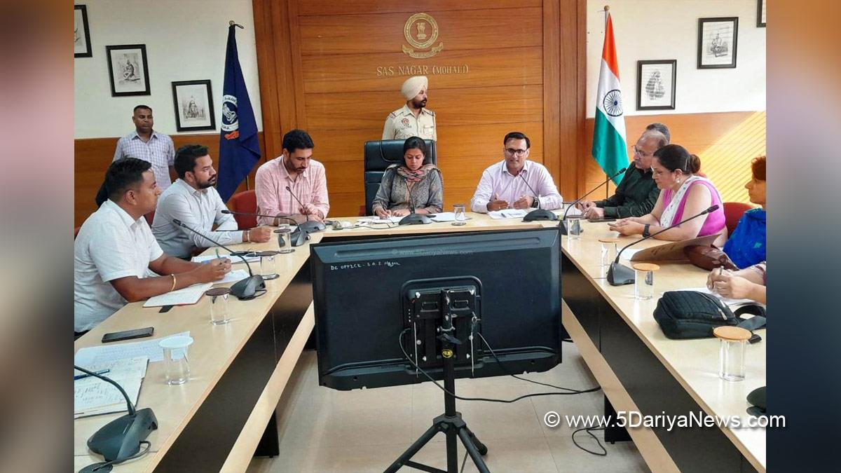 DC Mohali, Aashika Jain, Deputy Commissioner Mohali, S.A.S. Nagar, S.A.S. Nagar Mohali, Mohali, Sahibzada Ajit Singh Nagar