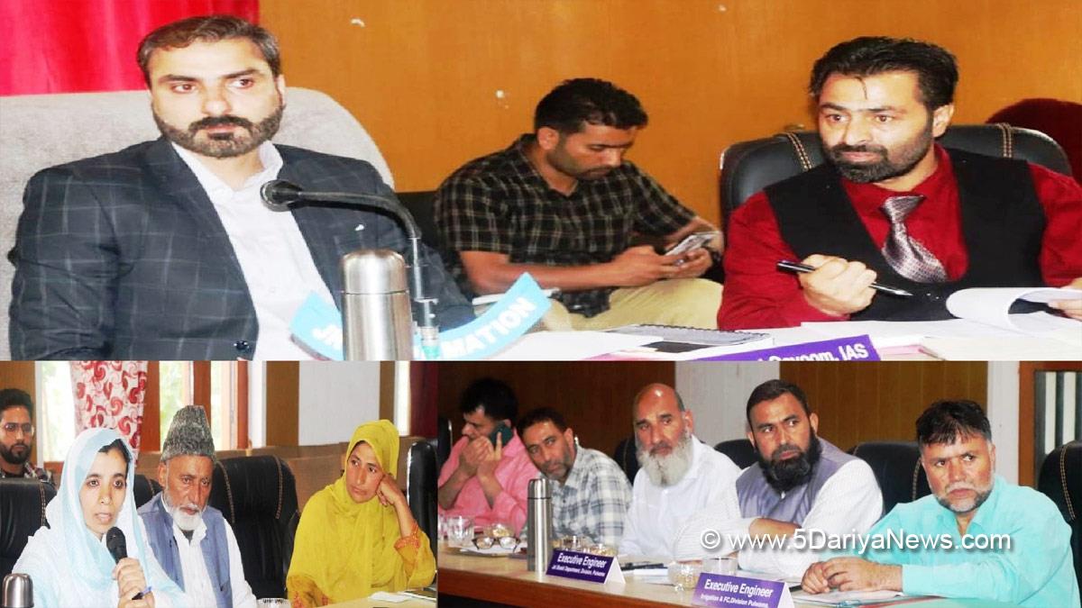 Pulwama, Deputy Commissioner Pulwama, Dr Basharat Qayoom, Dr. Basharat Qayoom, Kashmir, Jammu And Kashmir, Jammu & Kashmir, District Administration Pulwama, PMAY U, PM SVANidhi, AMRUT