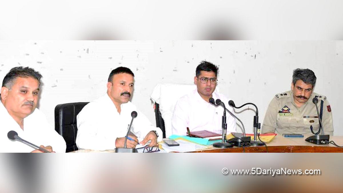 Rajouri, DDC Rajouri, District Development Commissioner Rajouri, Vikas Kundal, Kashmir, Jammu And Kashmir, Jammu & Kashmir, District Administration Rajouri, Arshdeep Singh, Rajeev Kumar Khajuria, Vinod Kumar Behnal, Kartar Singh, Shri Amarnath Ji Yatra, Shri Amarnathji Yatra 2023, Amarnathji Yatra, Amarnathji Yatra 2023, Shri Amarnath Ji Pilgrimage, Shri Amarnathji Shrine Board, SASB, SANJY-2023