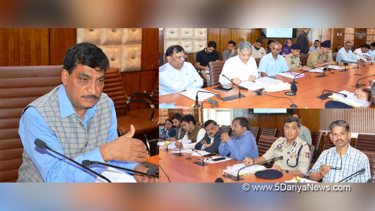 Arun Kumar Mehta, Dr. Arun Kumar Mehta, Kashmir, Jammu And Kashmir, Jammu & Kashmir, Chief Secretary Kashmir, NCORD