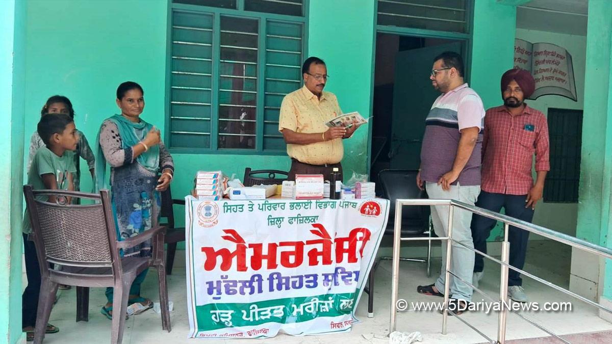 Health, Dr. Satish Goyal, civil Surgeon Fazilka, Fazilka