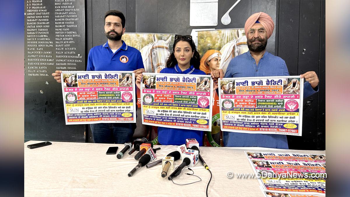 Sonia Mann, Kulwant Singh Dhaliwal, Founder of Mai Bhago Charity, Guru Ram Das Ji Kisan Majdoor Sehat Mela, Chandigarh