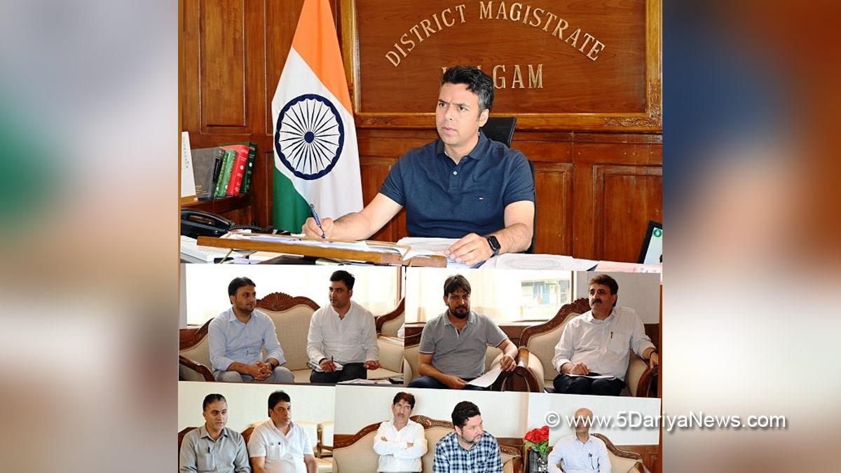 Kulgam, Deputy Commissioner Kulgam, Dr. Bilal Mohi-Ud-Din Bhat, Kashmir, Jammu And Kashmir, Jammu & Kashmir, District Administration Kulgam, Showkat Ahmad Rather, JDP, Zahid Sajjad, Mir Imtiyaz Ul Aziz