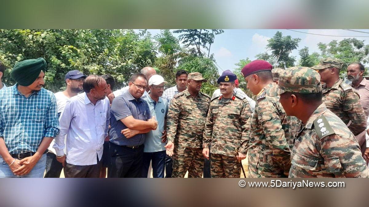 Military, Brigadier Ashish Mutreja, Pramod Singla, Sub Divisional Magistrate Mansa, Mansa