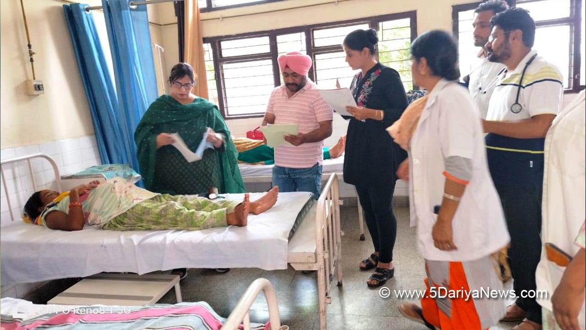 Health, Dr. Davinderjit Kaur, Civil Surgeon Fatehgarh Sahib, Fatehgarh Sahib