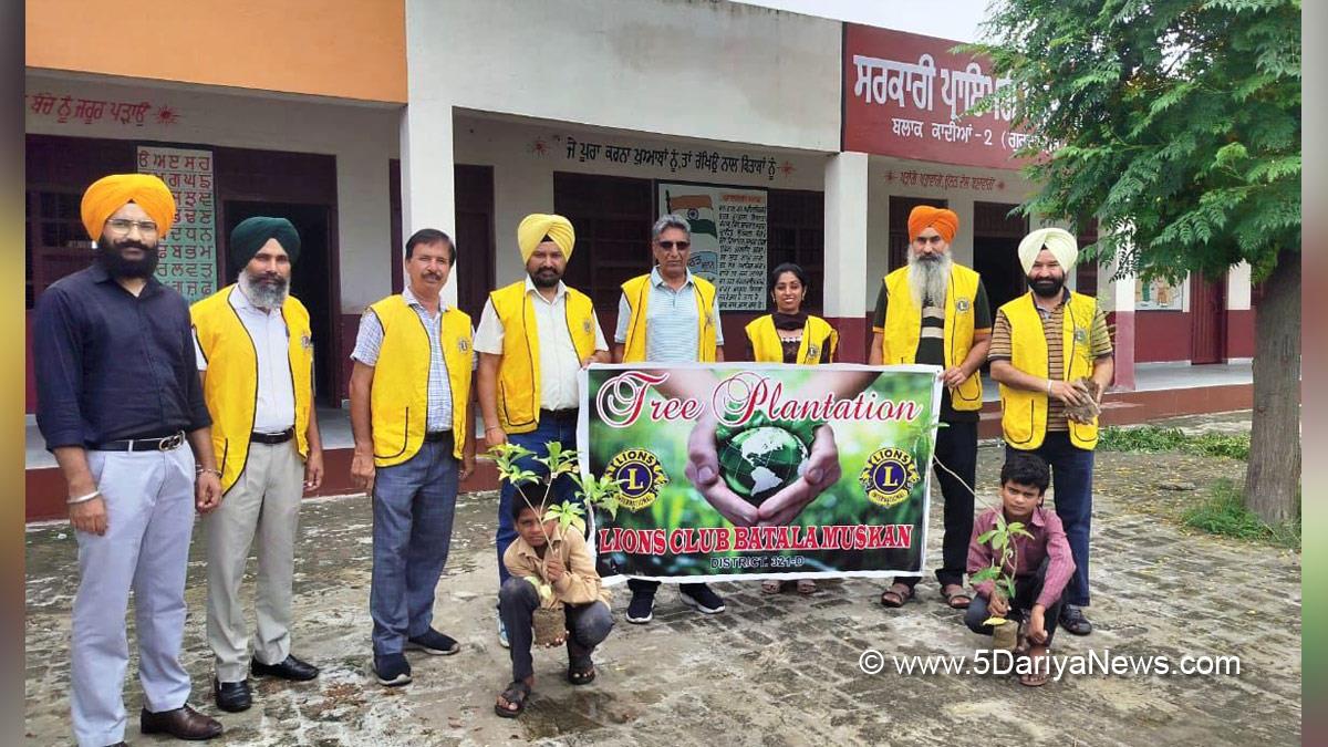 Parvinder Singh Goraya, Lions Club, Lions Club Batala, Forest Festival, Batala