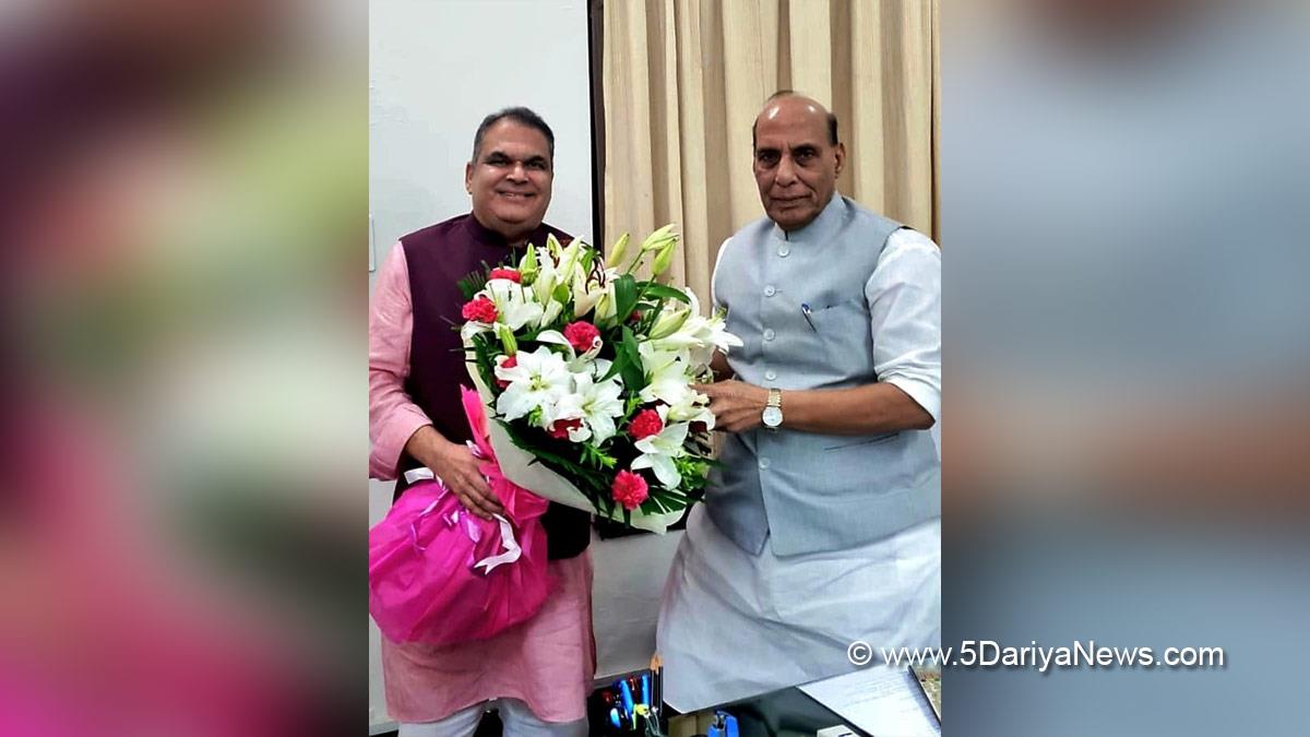 Rajnath Singh, Union Defence Minister, Defence Minister of India, BJP, Bharatiya Janata Party, Sanjeev Arora, AAP, Aam Aadmi Party, Aam Aadmi Party Punjab, AAP Punjab