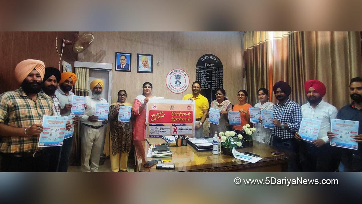 Health, Dr. Parminder Kumar, Civil Surgeon Rupnagar, Ropar, World Hepatitis Day