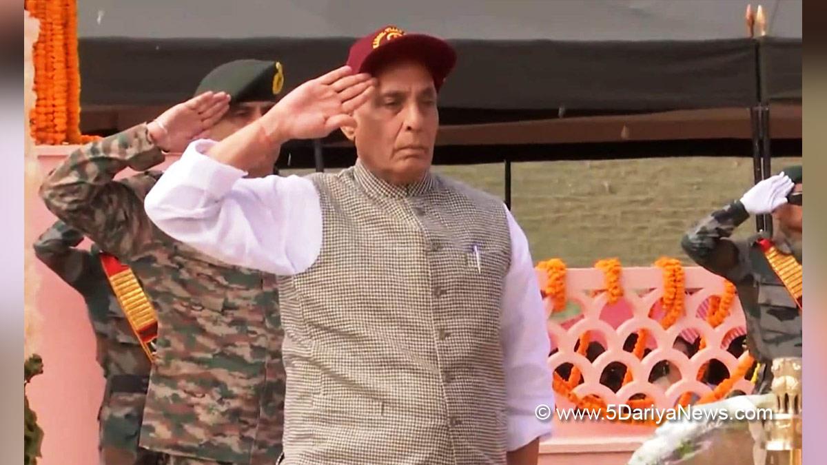 Rajnath Singh, Union Defence Minister, Defence Minister of India, BJP, Bharatiya Janata Party, Kargil War Memorial, Drass, Ladakh, Jammu & Kashmir