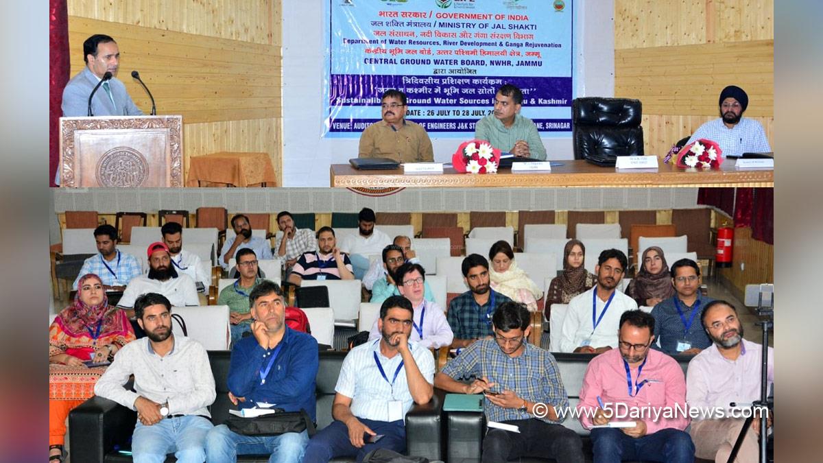 Dr.G N Itoo, Dr. G.N Itoo, Jal Jeevan Mission, Kashmir, Jammu And Kashmir, Jammu & Kashmir, Central Ground Water Board, CGWB