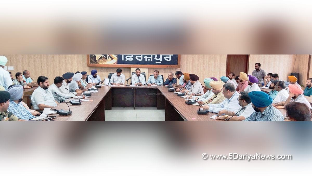DC Ferozepur, Deputy Commissioner Ferozepur, Ferozepur, Rajesh Dhiman