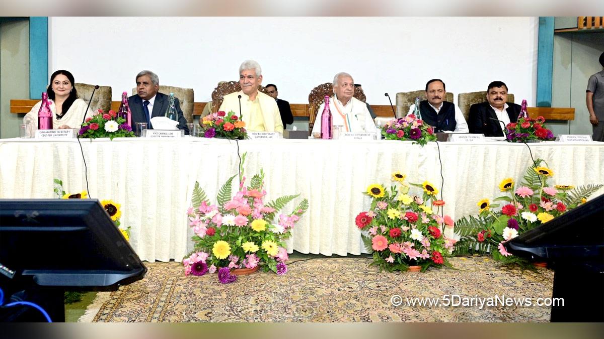 Manoj Sinha, Lieutenant Governor J&K, Raj Bhavan, Jammu, Srinagar, Kashmir, Jammu And Kashmir, Jammu & Kashmir, Arif Mohammed Khan, Rajeev Rai Bhatnagar