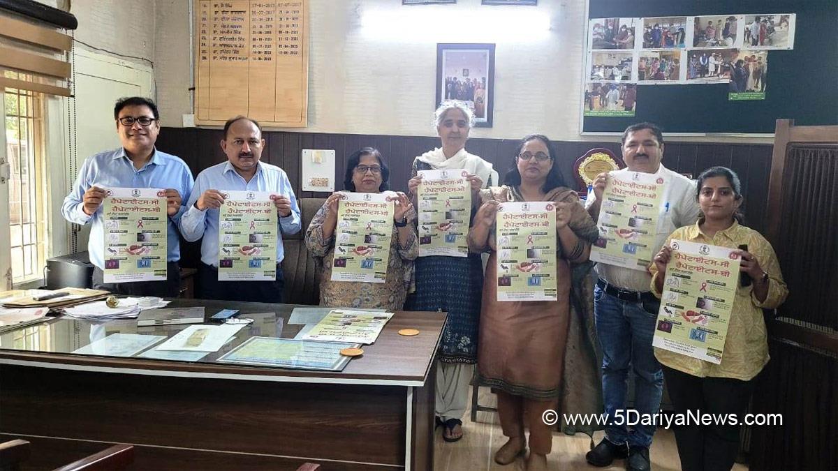Health, Dr. Mahesh Kumar Ahuja, Civil Surgeon S.A.S Nagar, Mohali, World Hepatitis Day 