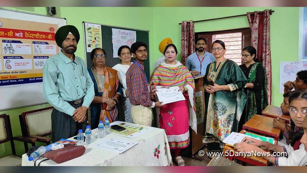 Health, Dr. Davinderjit Kaur, Civil Surgeon Fatehgarh Sahib, Fatehgarh Sahib, World Hepatitis Day
