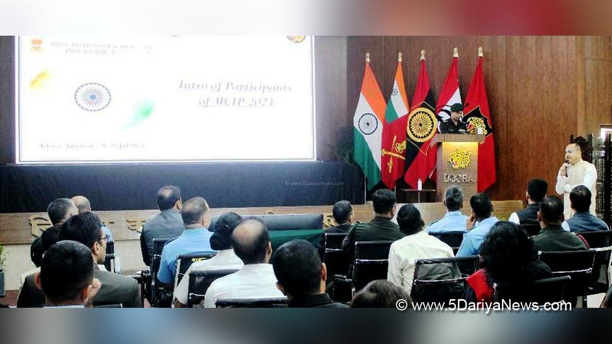 Military, Western Command, Mid Career Interaction Programme 2023, All India Services, Indian Army, Navy and Air Force, Amritsar 