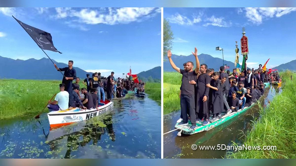 Dal Lake, 9th Muharram, Kashmir News Observer, Sand Mohalla, Rainawari, Srinagar, Jammu & Kashmir