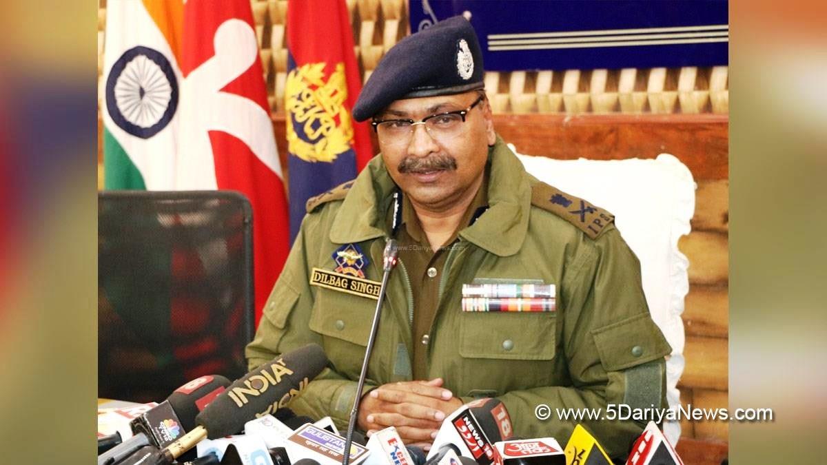 Dilbag Singh, J&K Director General of Police, Director General of Police J&K, Kashmir, Jammu And Kashmir, Jammu & Kashmir 
