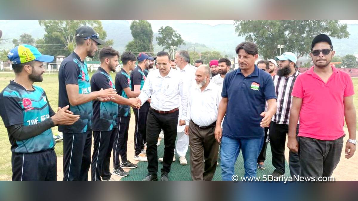 Sports News, Cricket, Jammu, Kashmir, Jammu And Kashmir, Jammu & Kashmir, Azadi Ka Amrit Mahotsav Cricket Tournament, Azadi Ka Amrit Mahotsav, 75th Anniversary of Indian Independence, 75th years of Independence, Har ghar Tiranga, Kashmir, Jammu And Kashmir, Jammu & Kashmir, Kashmir Valley, Dr Zakir Hussain