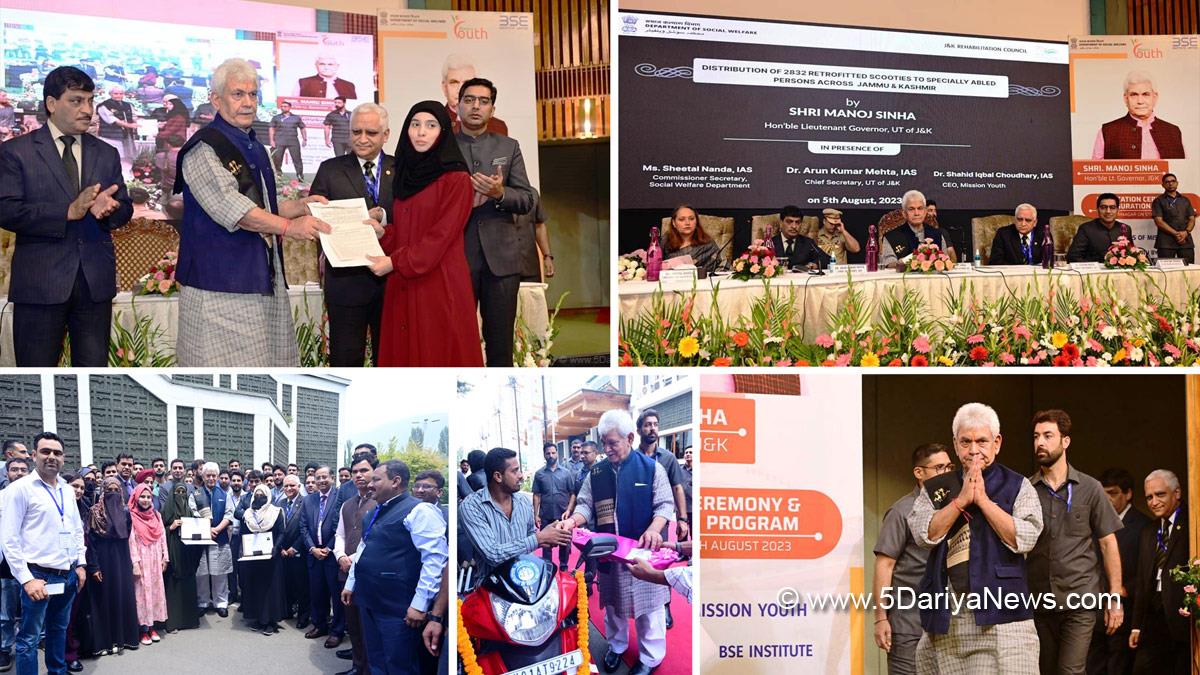 Manoj Sinha, Lieutenant Governor J&K, Raj Bhavan, Jammu, Srinagar, Kashmir, Jammu And Kashmir, Jammu & Kashmir, Sheetal Nanda, Vijay Kumar, Vijay Bidhuri, Shahid Iqbal Choudhary