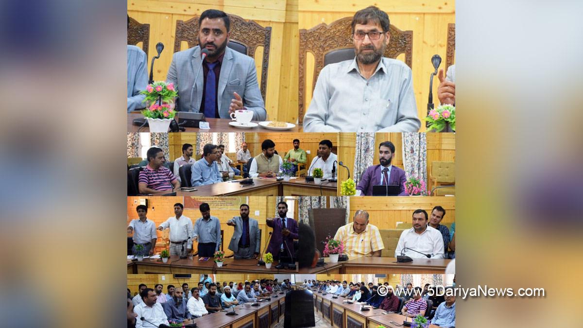 Ali Afsar Khan, Bandipora, Kashmir, Jammu And Kashmir, Jammu & Kashmir, District Administration Bandipora, Corruption Free J&K, Vigilance Awareness Week, Anti Corruption Bureau, Vigilance Awareness Programme