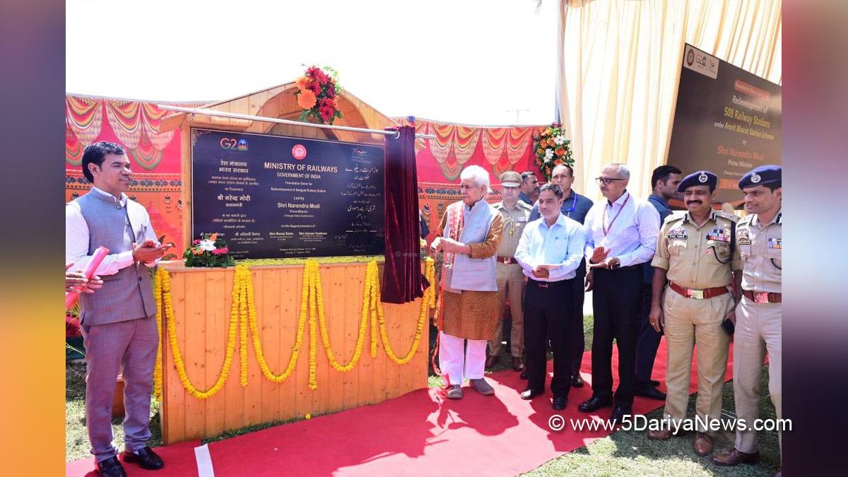Manoj Sinha, Lieutenant Governor J&K, Raj Bhavan, Jammu, Srinagar, Kashmir, Jammu And Kashmir, Jammu & Kashmir, Narendra Modi, Modi, BJP, Bharatiya Janata Party, Prime Minister of India, Prime Minister, Narendra Damodardas Modi 