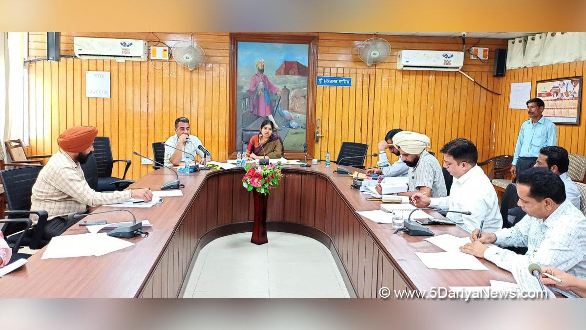 DC Sri Mukatsar Sahib, Dr. Ruhee Dugg, Sri Mukatsar Sahib, Deputy Commissioner Sri Mukatsar Sahib