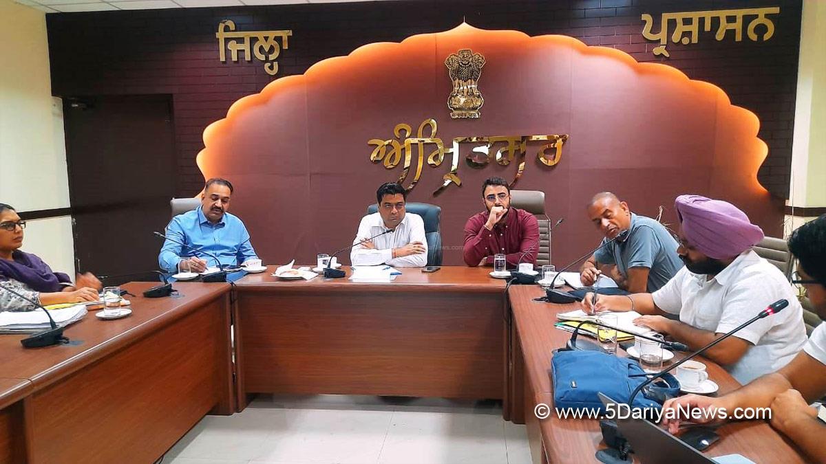 DC Amritsar, Amritsar, Amit Talwar, Deputy Commissioner Amritsar