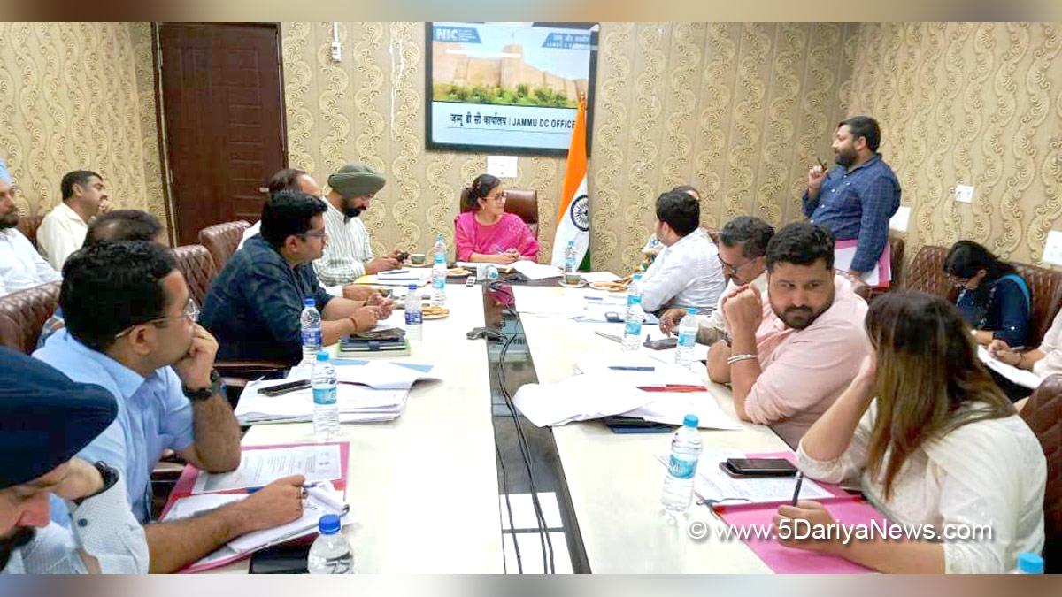 Jammu, Avny Lavasa, Deputy Commissioner Jammu, Kashmir, Jammu And Kashmir, Jammu & Kashmir, District Administration Jammu