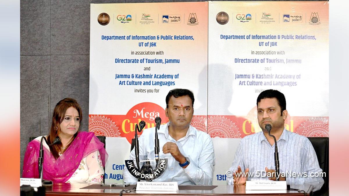 Tourism, Vivekanand Rai, Jammu And Kashmir, Jammu & Kashmir, Jammu Director Tourism Jammu, Jammu & Kashmir Tourism Department, Azadi Ka Amrit Mahotsav, 75th Anniversary of Indian Independence, 75th years of Independence, Har ghar Tiranga, Kashmir, Jammu And Kashmir, Jammu & Kashmir, Kashmir Valley