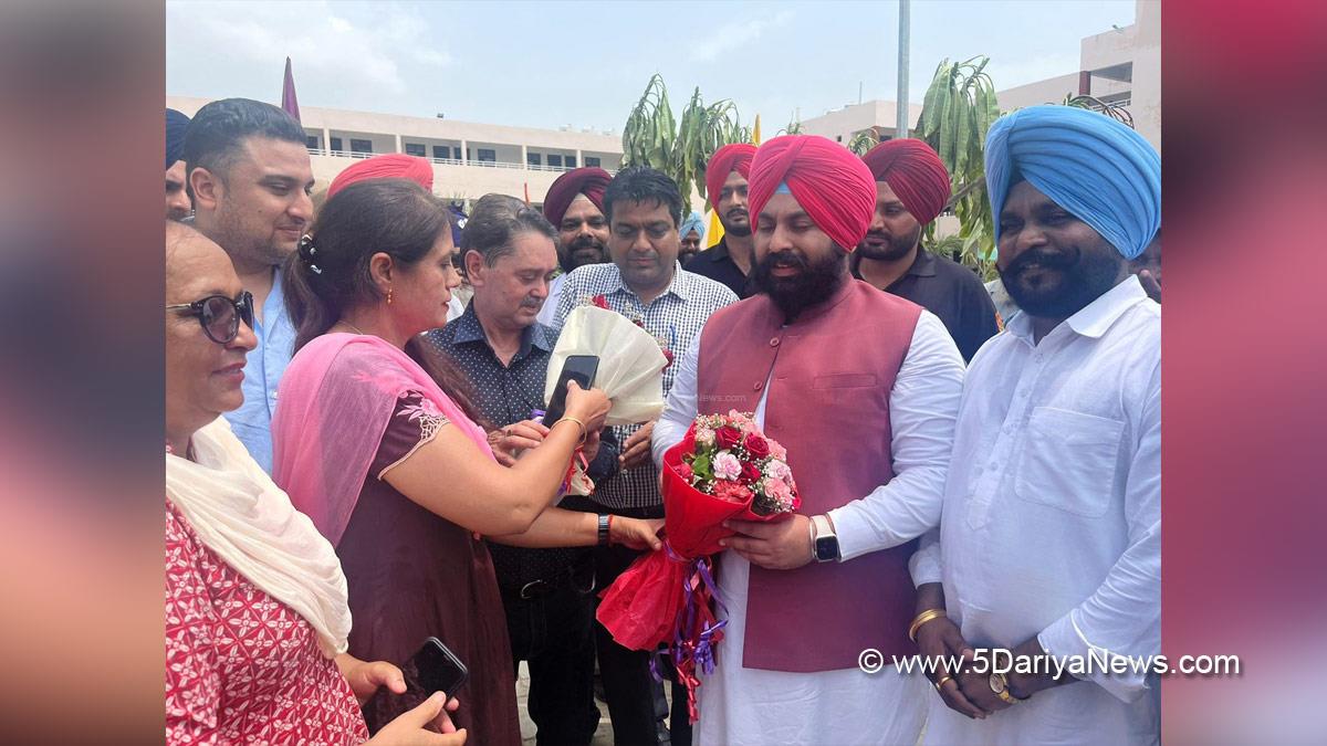 Harjot Singh Bains, AAP, Aam Aadmi Party, Aam Aadmi Party Punjab, AAP Punjab, Government of Punjab, Punjab Government, Dr. Jasbir Singh Sandhu